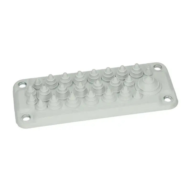 Produktfoto 1 von Kabeldurchführungsplatte Trelleborg 104335 - LMC 25 LIGHT GREY RAL 7035