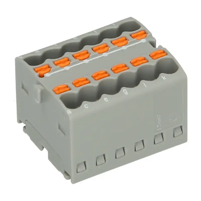 Produktfoto 1 von Verteilerblock PHOENIX 3002758 - PTFIX 12X1,5 GY