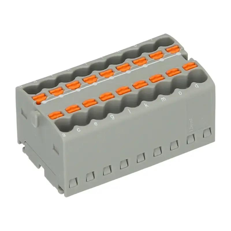 Produktfoto 1 von Verteilerblock PHOENIX 3002760 - PTFIX 18X1,5 GY