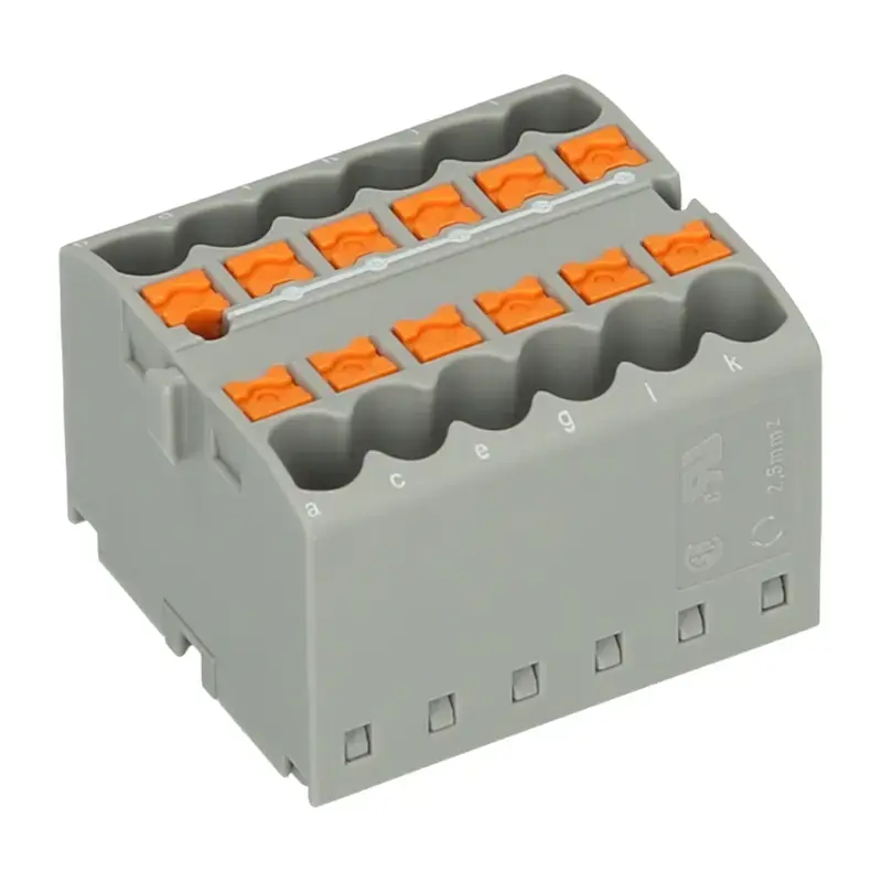 Produktfoto 1 von Verteilerblock PHOENIX 3273286 - PTFIX 12X2,5 GY