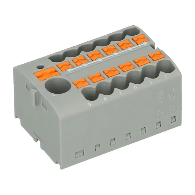 Produktfoto 1 von Verteilerblock PHOENIX 3273352 - PTFIX 6/12X2,5 GY