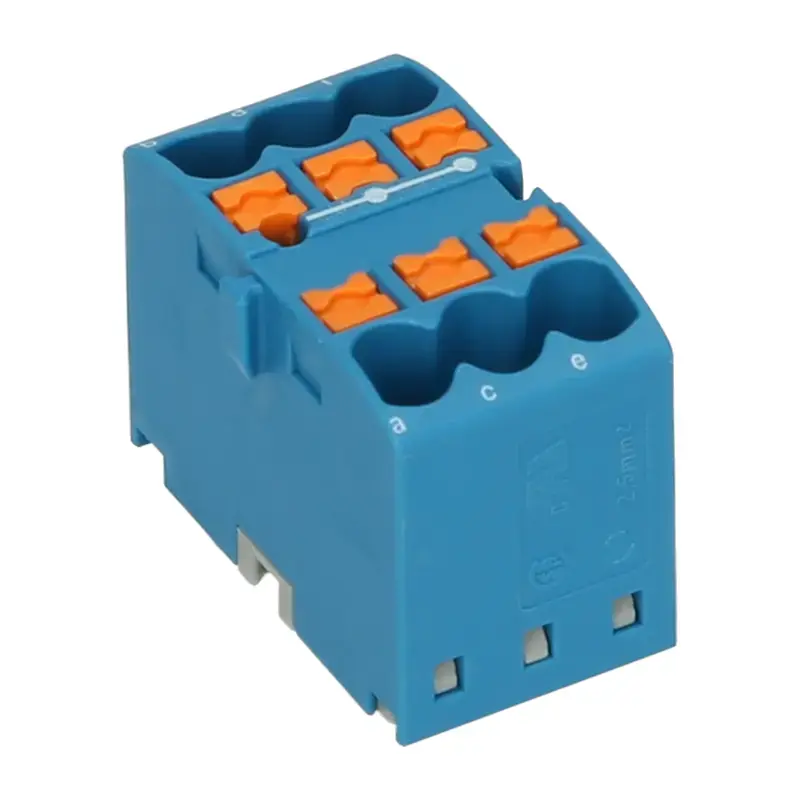 Produktfoto 1 von Verteilerblock PHOENIX 3273266 - PTFIX 6X2,5 BU