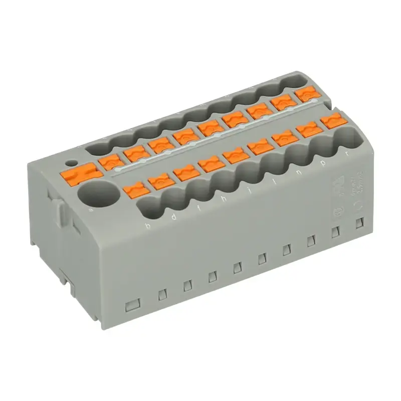 Produktfoto 1 von Verteilerblock PHOENIX 3273374 - PTFIX 6/18X2,5 GY
