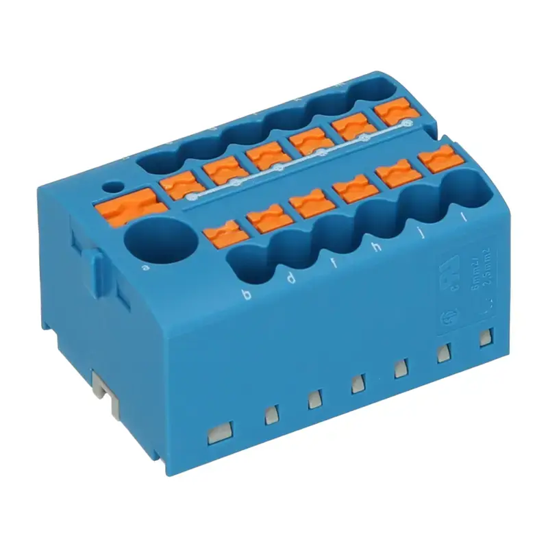 Produktfoto 1 von Verteilerblock PHOENIX 3273354 - PTFIX 6/12X2,5 BU