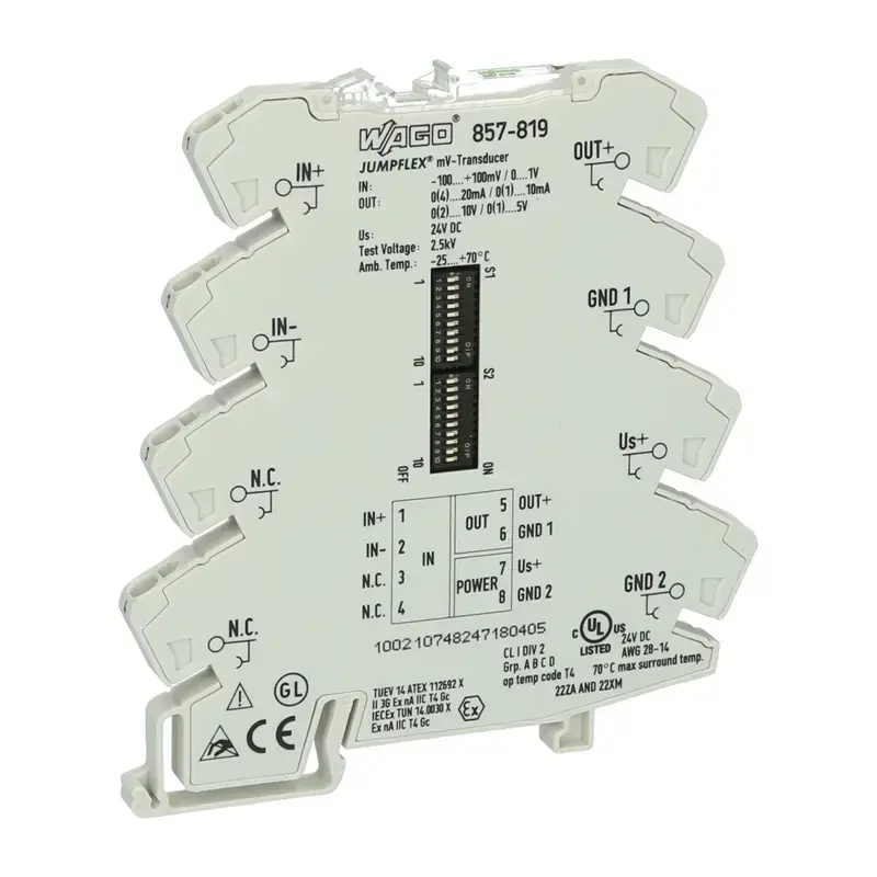 Produktfoto 1 von Spannungsmessumformer WAGO 857-819