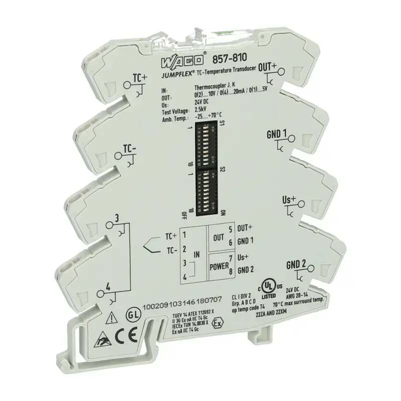 Produktfoto 1 von Temperaturmessumformer WAGO 857-810