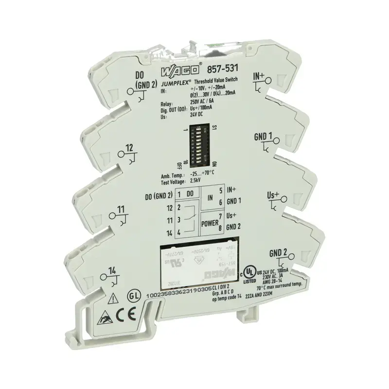 Produktfoto 1 von Grenzwertschalter für Analogsignale WAGO 857-531