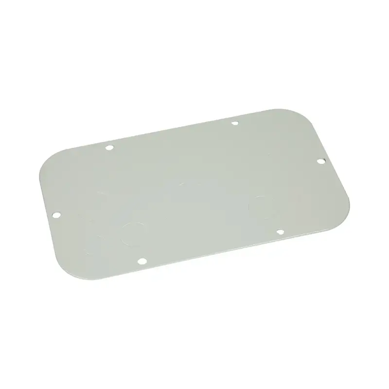 Produktfoto 1 von Flanschplatte mit metrischer Vorprägung Rittal AX 2571.100 - 256 x 149 mm