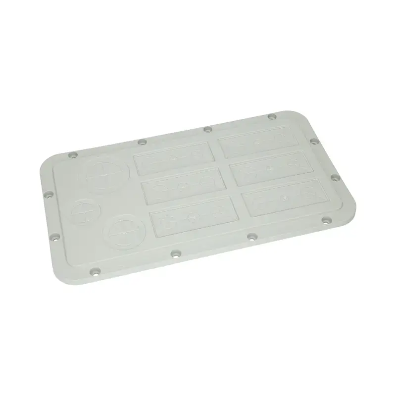 Produktfoto 1 von Flanschplatte mit metrischer Vorprägung Rittal AX 2566.200 - 401 x 221 mm
