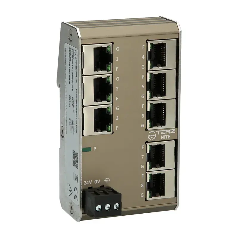 Produktfoto 1 von Unmanaged Ethernet Switch TERZ NITE-RF8-2100 - 121600