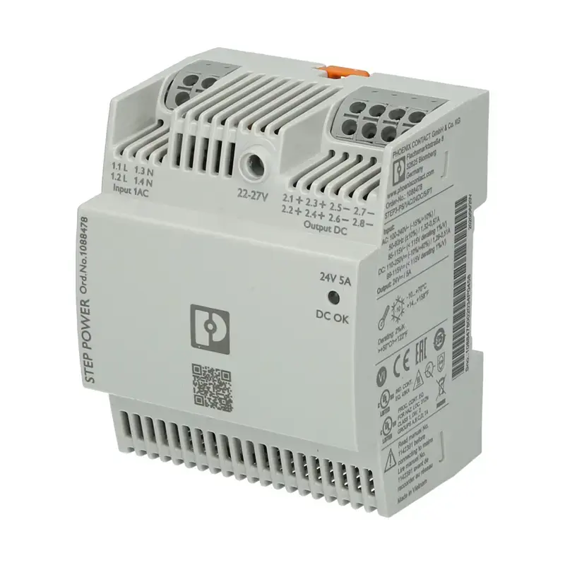 Produktfoto 1 von Schaltnetzteil PHOENIX 1088478 - STEP3-PS/1AC/24DC/5/PT