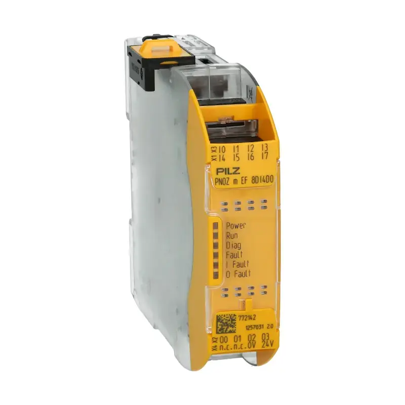 Produktfoto 1 von Digitales Ein-/Ausgangsmodul Pilz 772142 - PNOZ m EF 8DI4DO