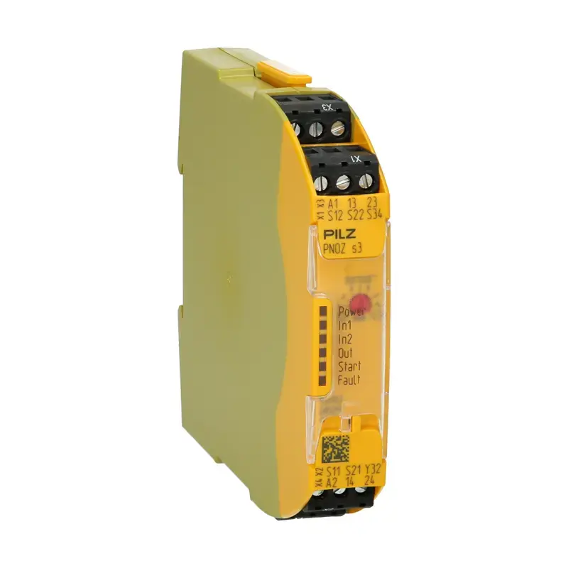Produktfoto 1 von Sicherheitsrelais Pilz 750103 - PNOZ s3 24VDC 2 n/o