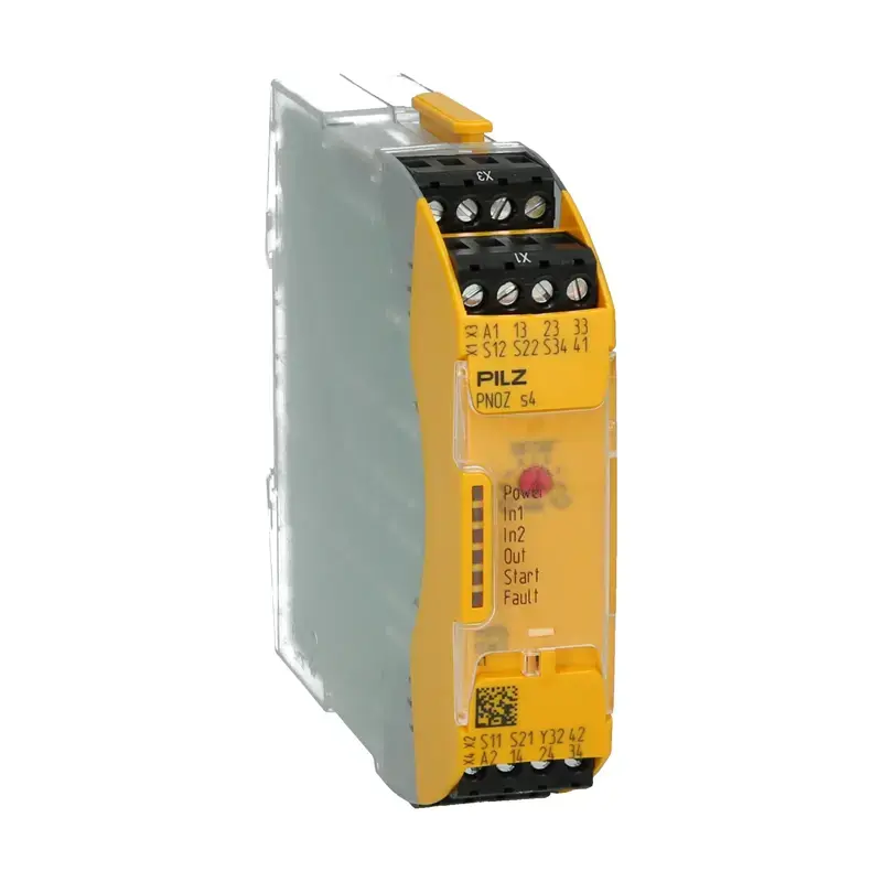 Produktfoto 1 von Sicherheitsrelais Pilz 750134 - PNOZ s4 48-240VACDC 3 n/o 1 n/c