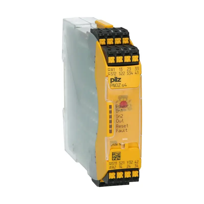 Produktfoto 1 von Sicherheitsrelais Pilz 751134 - PNOZ s4 C 48-240VACDC 3 n/o 1 n/c