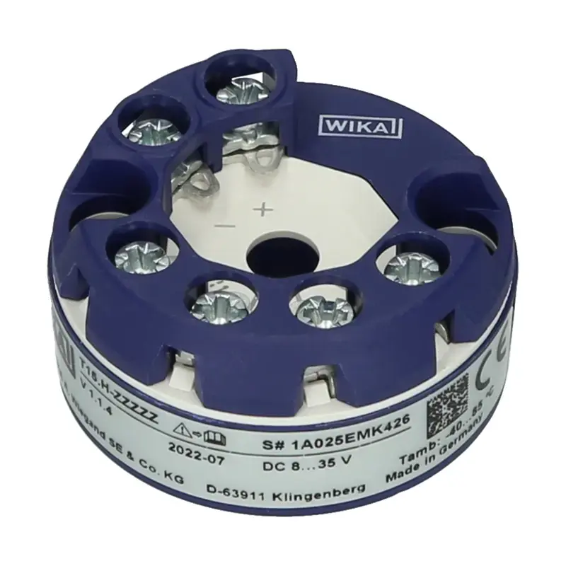 Produktfoto 1 von Pt100/Pt1000 Temperaturkopfttransmitter WIKA T15 - 14139903