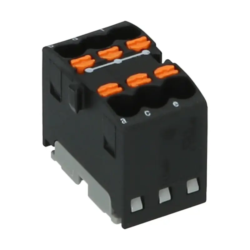 Produktfoto 1 von Verteilerblock PHOENIX 3002781 - PTFIX 6X1,5 BK