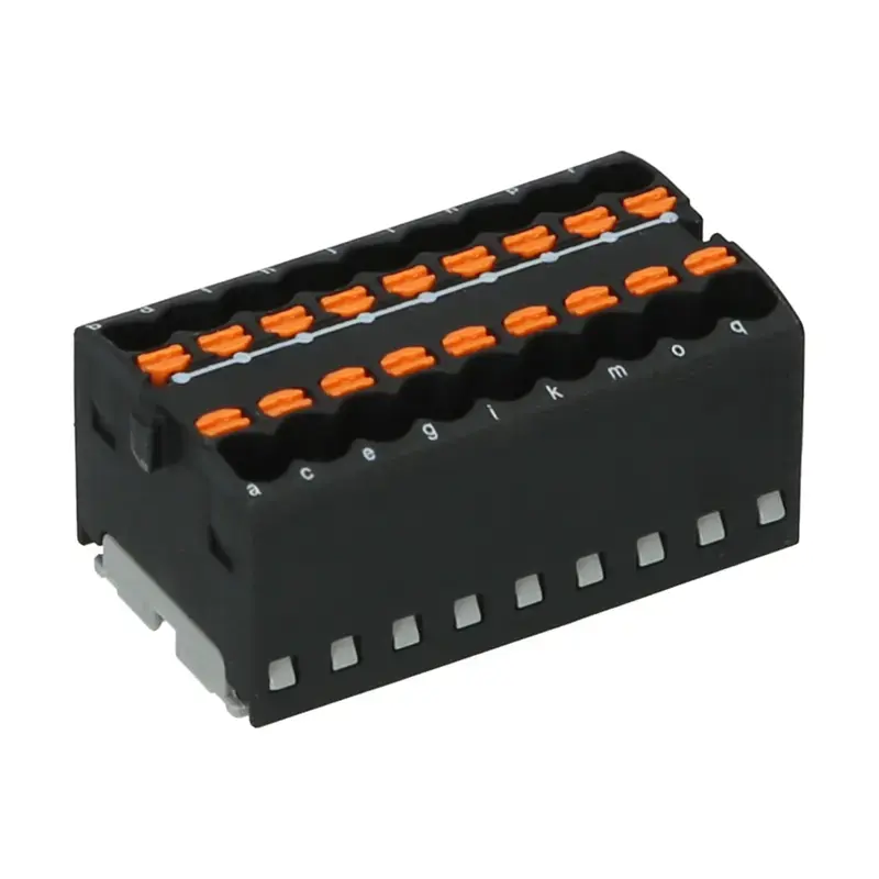 Produktfoto 1 von Verteilerblock PHOENIX 3002783 - PTFIX 18X1,5 BK
