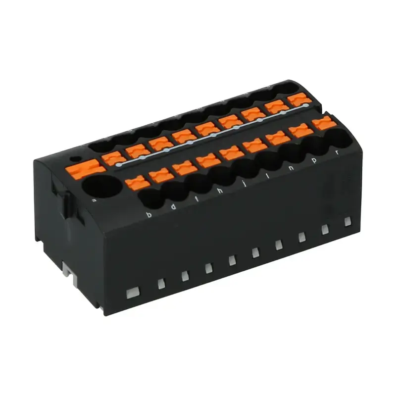 Produktfoto 1 von Verteilerblock PHOENIX 3273388 - PTFIX 6/18X2,5 BK