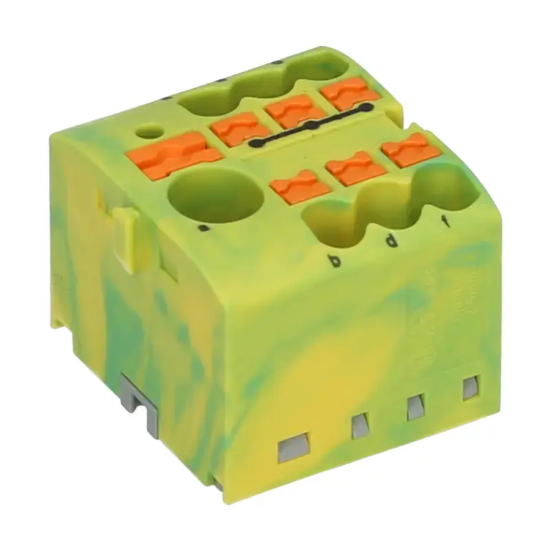 Produktfoto 1 von Verteilerblock PHOENIX 1091669 - PTFIX 6/6X2,5 GNYE