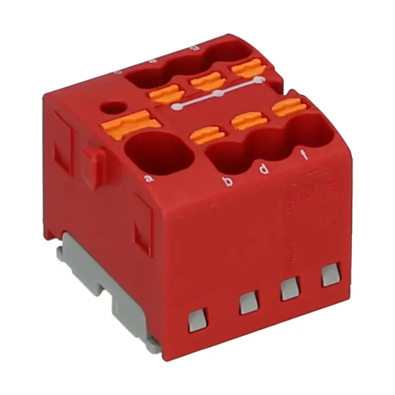 Produktfoto 1 von Verteilerblock PHOENIX 1047468 - PTFIX 4/6X1,5 RD