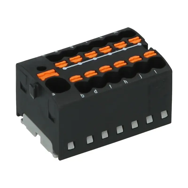 Produktfoto 1 von Verteilerblock PHOENIX 1046967 - PTFIX 4/12X1,5 BK