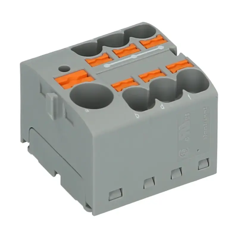 Produktfoto 1 von Verteilerblock PHOENIX 3273856 - PTFIX 10/6X4 GY
