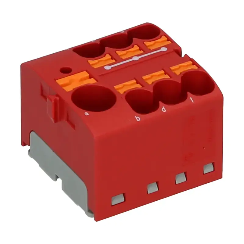 Produktfoto 1 von Verteilerblock PHOENIX 3273860 - PTFIX 10/6X4 RD