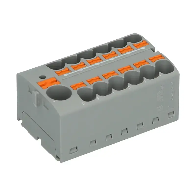 Produktfoto 1 von Verteilerblock PHOENIX 3273878 - PTFIX 10/12X4 GY