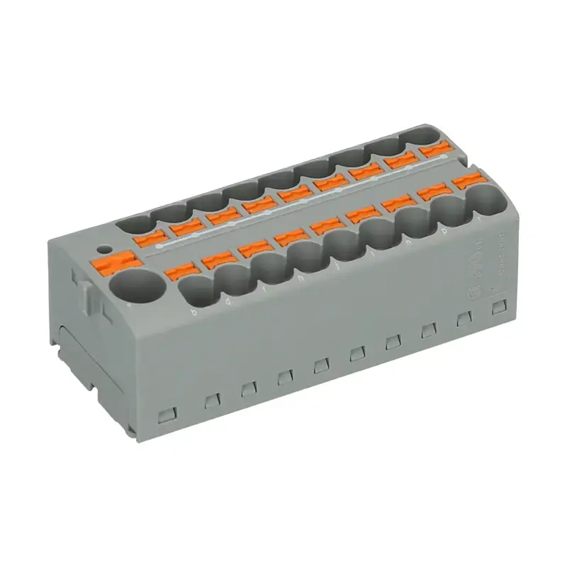 Produktfoto 1 von Verteilerblock PHOENIX 3273900 - PTFIX 10/18X4 GY