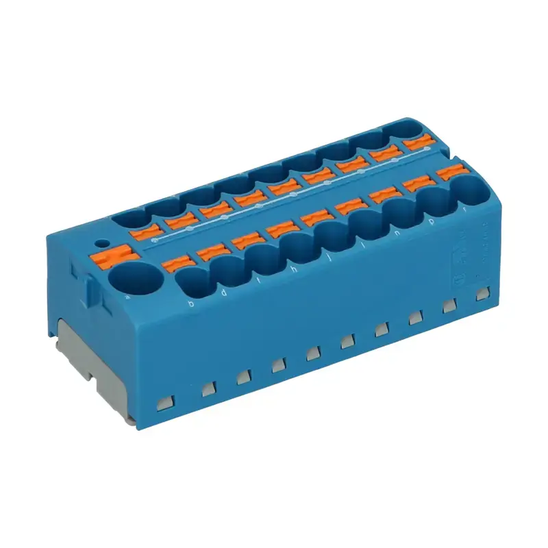 Produktfoto 1 von Verteilerblock PHOENIX 3273902 - PTFIX 10/18X4 BU