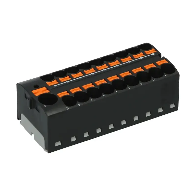 Produktfoto 1 von Verteilerblock PHOENIX 3273914 - PTFIX 10/18X4 BK