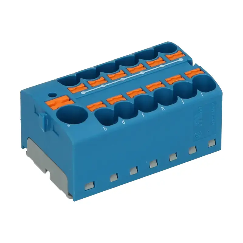 Produktfoto 1 von Verteilerblock PHOENIX 3273880 - PTFIX 10/12X4 BU