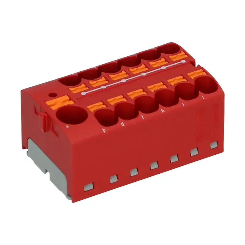 Produktfoto 1 von Verteilerblock PHOENIX 3273882 - PTFIX 10/12X4 RD