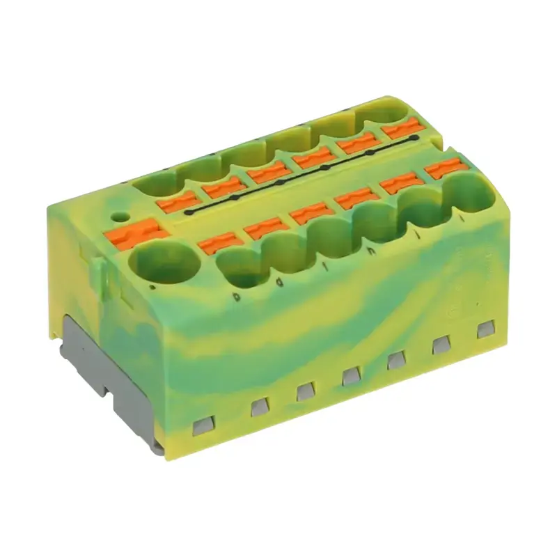 Produktfoto 1 von Verteilerblock PHOENIX 1153438 - PTFIX 10/12X4 GNYE
