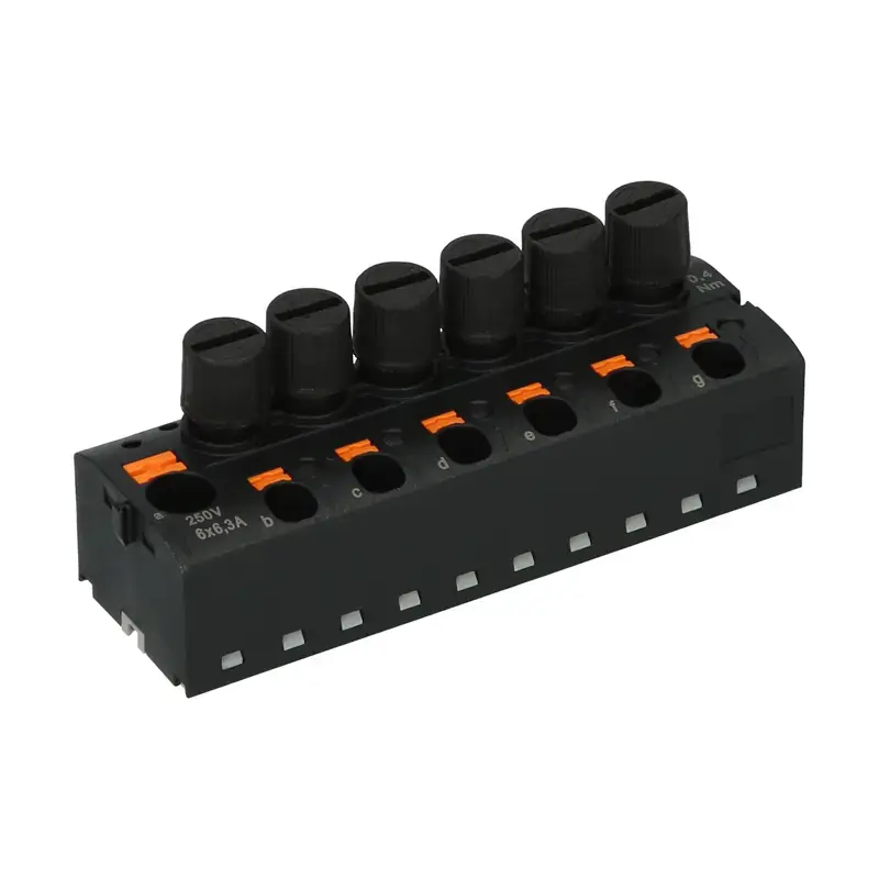 Produktfoto 1 von Verteilerblock PHOENIX 1172135 - PTFIX 10/6X4-SI (5X20)