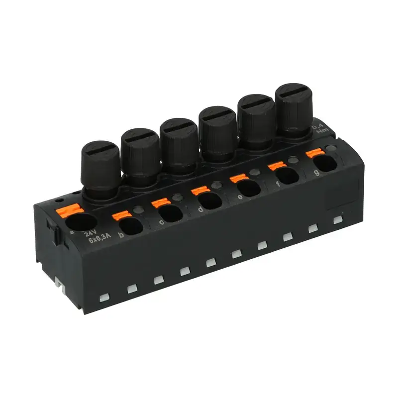 Produktfoto 1 von Verteilerblock PHOENIX 1172142 - PTFIX 10/6X4-SILED 24 (5X20)