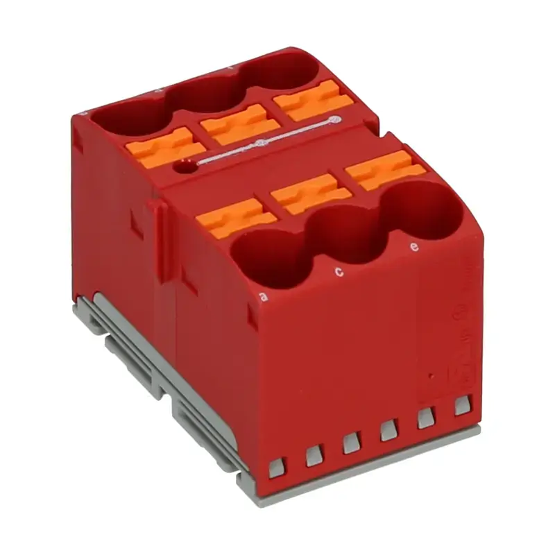 Produktfoto 1 von Verteilerblock PHOENIX 1082389 - PTFIX 6X10/S RD