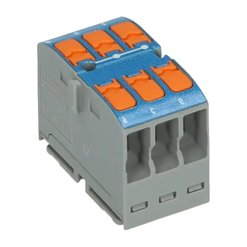 Produktfoto 1 von Verteilerblock PHOENIX 1019565 - PTVFIX 6X2,5 BU