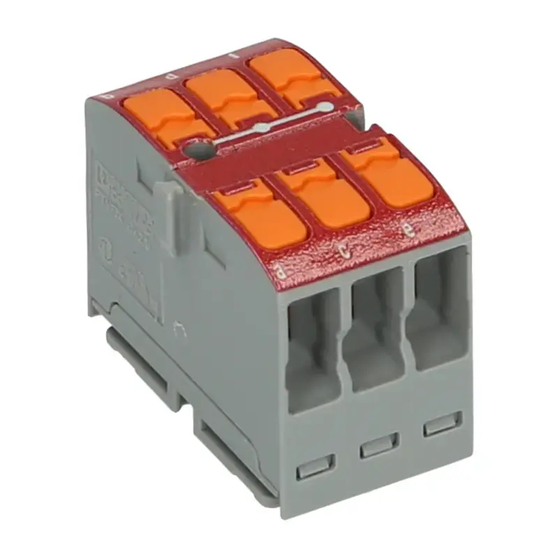Produktfoto 1 von Verteilerblock PHOENIX 1019566 - PTVFIX 6X2,5 RD