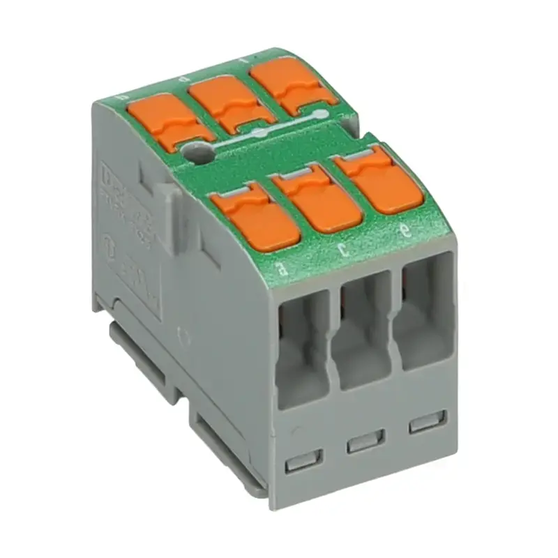 Produktfoto 1 von Verteilerblock PHOENIX 1019567 - PTVFIX 6X2,5 GN