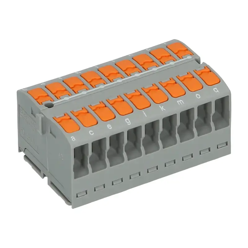Produktfoto 1 von Verteilerblock PHOENIX 1019577 - PTVFIX 18X2,5 GY
