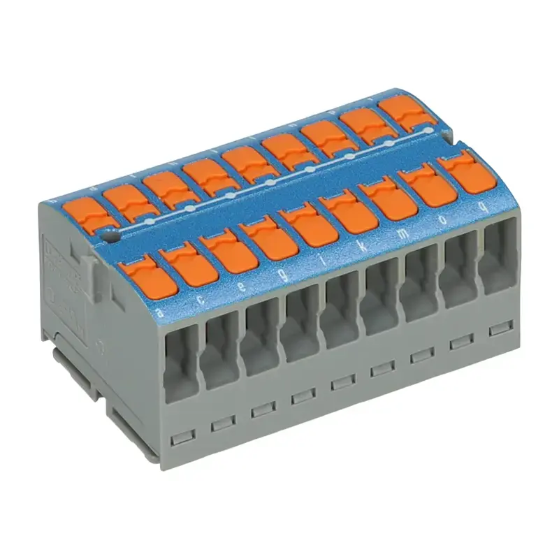 Produktfoto 1 von Verteilerblock PHOENIX 1019578 - PTVFIX 18X2,5 BU