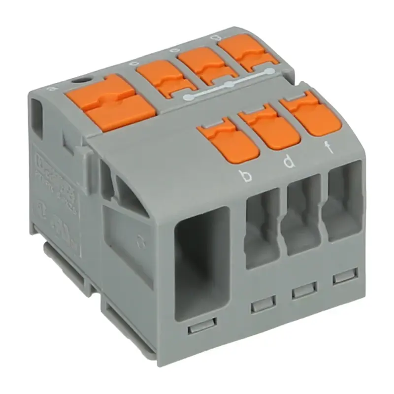 Produktfoto 1 von Verteilerblock PHOENIX 1019582 - PTVFIX 6/6X2,5 GY