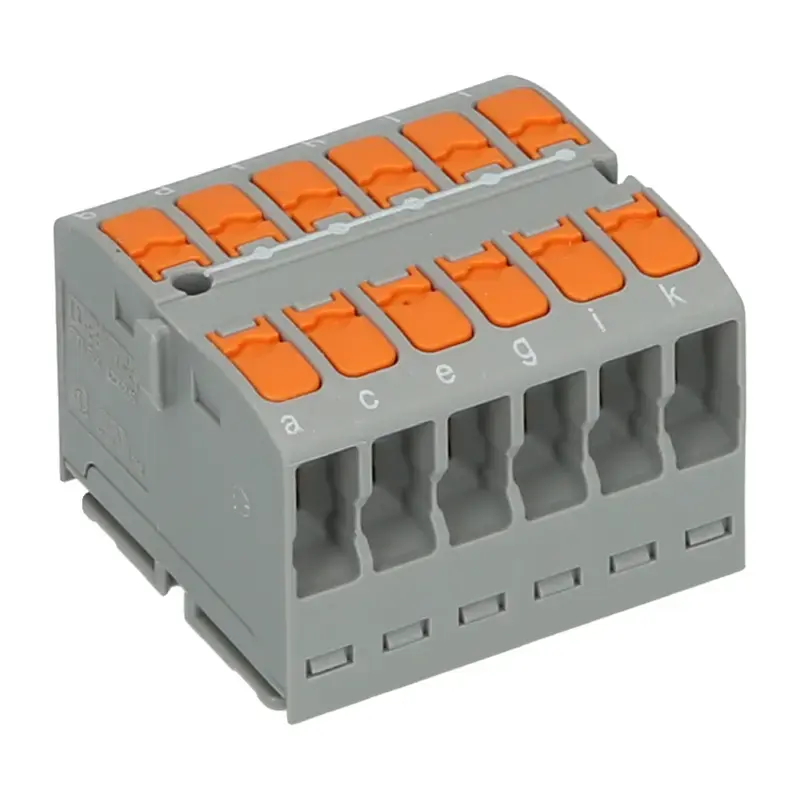 Produktfoto 1 von Verteilerblock PHOENIX 1019572 - PTVFIX 12X2,5 GY