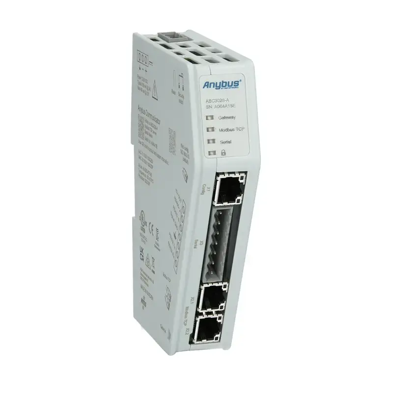 Produktfoto 1 von HMS ABC3028 - Anybus Communicator - Modbus RTU Master – Modbus TCP Server