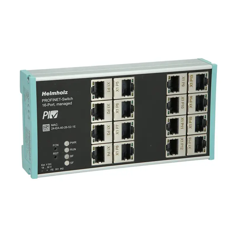 Produktfoto 1 von Managed PROFINET-Switch 16-Port Helmholz 700-850-16P01
