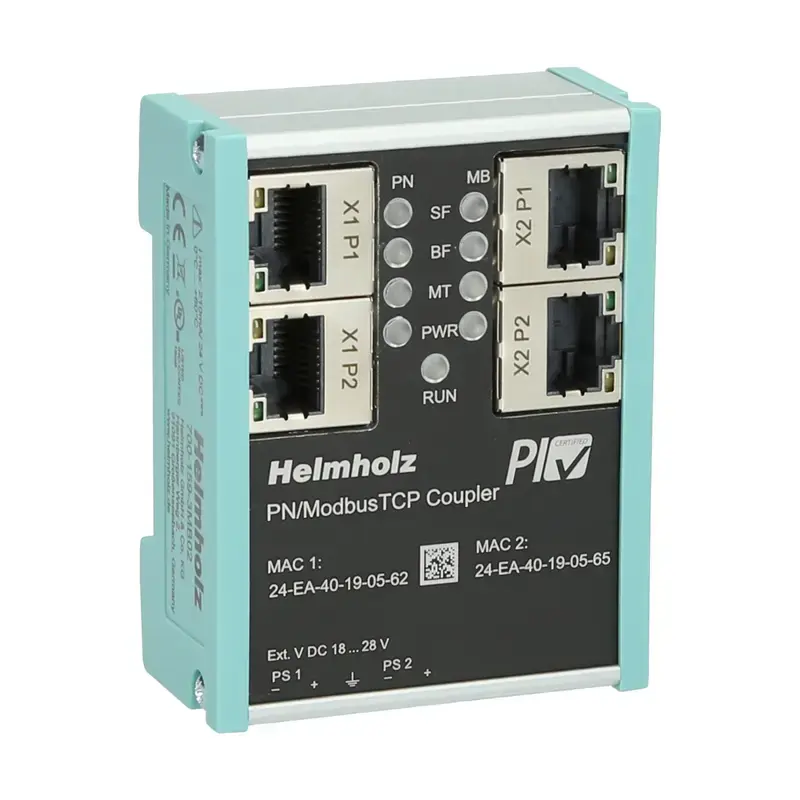 Produktfoto 1 von PROFINET-Koppler PN/ModbusTCP Helmholz 700-159-3MB02