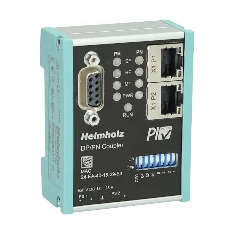Produktfoto 1 von PROFINET Koppler DP/PN Helmholz 700-158-3DP02