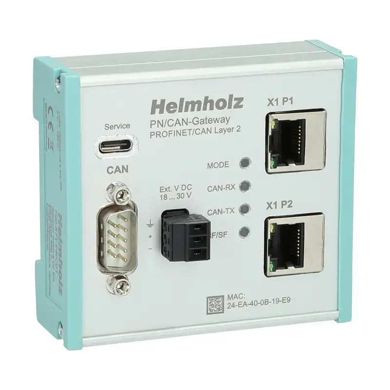 Produktfoto 1 von PROFINET/CAN-Gateway Layer 2 Helmholz 700-671-PNC01